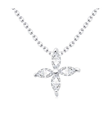 Flower Silver Necklaces SPE-5821